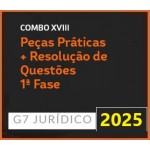 COMBO XVIII - PEÇAS PRÁTICAS E QUESTÕES DISSERTATIVAS + RESOLUÇÃO DE QUESTÕES 1 FASE (DPF) (G7 2025)